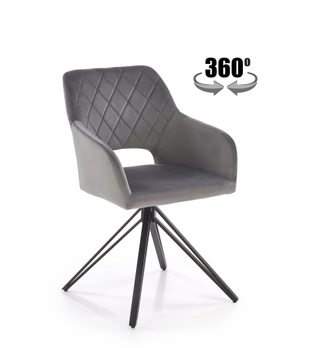 K535 krzesło popielaty_0
