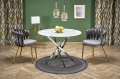 RAYMOND 3 stół, blat - biały marmur, nogi - srebrny (2p=1szt)_13