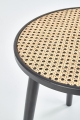 JAKARTA ława czarny / naturalny rattan (1p=1szt)