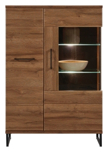 Kredens Witryna do salonu loft dąb april IVO IV5