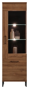 Witryna PRAWA do salonu Kredens loft dąb IVO IV7