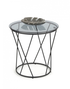 MANILA ława czarny / dymiony