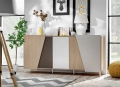 VISTE komoda 5D jodaełka scandi/trufla/toupe/bialy HG_9