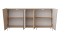VISTE komoda 5D jodaełka scandi/trufla/toupe/bialy HG_20