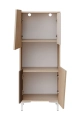 VISTE witrayna niska 4D jodaełka scandi/trufla/toupe/bialy HG_19