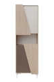VISTE witrayna wysoka 4D jodaełka scandi/trufla/toupe/bialy HG_7