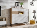 ZOE komoda 3D2S jodełka scandi/biały alpi mat_4