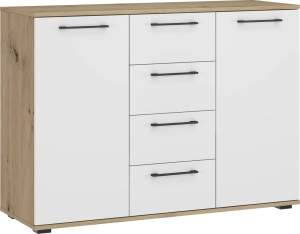 FLEX system szaf modułowych - KOMODA KM-2 ciemny popiel