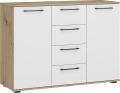 FLEX system szaf modułowych - KOMODA KM-2 ciemny popiel_2