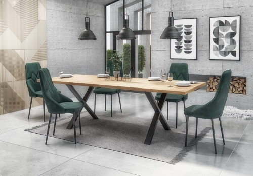 APEX 160x90 MDF + okleina naturalna kolor: dąb naturalny (2p=1szt)