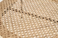 KAMPA ława czarny / rattan naturalny (1p=1szt)