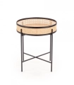LANIPA ława czarny / rattan naturalny (1p=1szt)