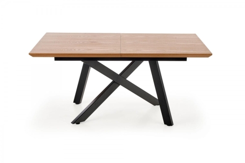 CAPITAL 2 stół okleina naturalna, blat - dąb naturalny, nogi - czarny (2p=1szt)