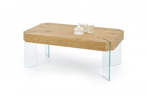 CAPELA ława dąb złoty / transparentny (1p=1szt)