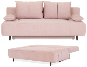 Kanapa rozkładana z funkcją spania mała sofa bez boków plamoodporna LIVIO