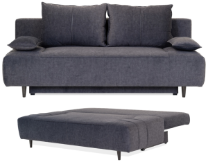 Kanapa rozkładana z funkcją spania mała sofa bez boków plamoodporna LIVIO