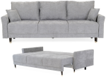 Kanapa rozkładana z funkcją spania klasyczna sofa plamoodporna VIKO
