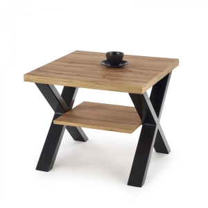 VENOM KW ława kolor: dąb wotan/czarny