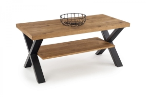 XAVIER-LAW ława kolor jasny dąb/czarny