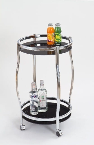 BAR8 stolik barowy czarny