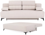Kanapa rozkładana z funkcją spania nowoczesna sofa plamoodporna SOLE