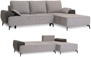 Narożnik L/P rozkładany z funkcją spania industrialny plamoodporny FALCO I