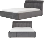 Łóżko tapicerowane sypialniane podwójne nowoczesne BELLO 160x200 cm