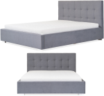 Łóżko tapicerowane sypialniane podwójne nowoczesne MAGIC 160x200 cm