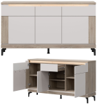 Komoda duża z szufladą Szafka do salonu i sypialni Dąb Cremona ASTON AN03