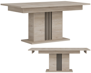 Stół rozkładany prostokątny do jadalni i salonu Dąb Lamele Loft MATI ST12