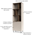 system EVO regał otwarty 1d kaszmir _ dąb castello_9.jpg