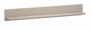 Półka Wisząca Ścienna do Salonu Sypialni Taupe Kleo 160 CM