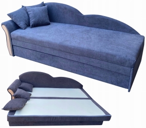 Tapczan Rozkładany do Spania Pianka T30 Sofa z Jednym Bokiem Leżanka Bolek