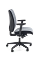 POP fotel pracowniczy, kolor: pasek boczny - czarny RN60999, front - popielaty M47