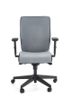 POP fotel pracowniczy, kolor: pasek boczny - czarny RN60999, front - popielaty M47