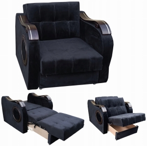 Sofa amerykanka na sprężynach bonell Fotel jednoosobowy rozkładany Dakota I