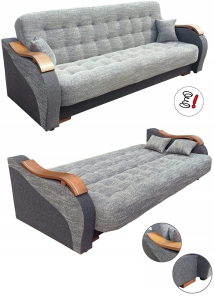 Wersalka rozkladana do spania Wygodna sofa na sprężynach bonell Dakota