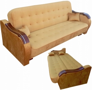 Wersalka rozkladana do spania Wygodna sofa na sprężynach bonell Dakota