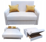 Sofa Amerykanka Fotel do Spania Rozkładany Angela II MONOLITH plamoodporny