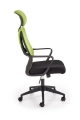 VALDEZ fotel pracowniczy zielony / czarny
