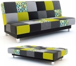 Wersalka Sofa Kanapa Rozkładana do Spania w Salonie Pokoju Zielona Marika