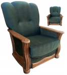 Fotel Wypoczynkowy Tapicerowany do Salonu Elegancki Klasyczny RETRO PLUS
