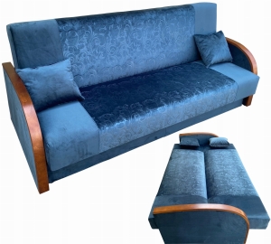 Wersalka Rozkładana do Spania w Salonie Ekskluzywna Sofa Kanapa BERTA III