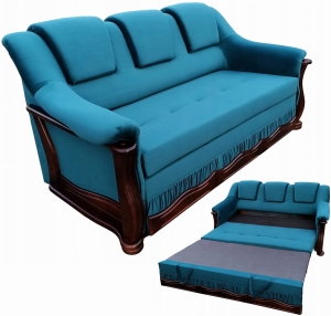 Kanapa Rozkładana do Spania Styl Klasyczny Sofa Antyczna Ludwik Classic III