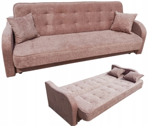 Wersalka Rozkładana do Spania na Sprężynach Bonell Pikowana Kanapa Pik KOT