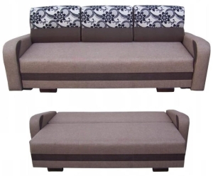 Sofa Rozkładana do Spania na Sprężynach Bonellowych Nowoczesna Kanapa VEGAS