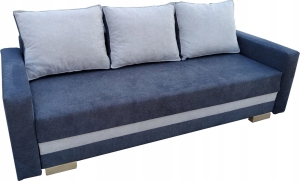 Sofa Rozkładana z Funkcją Spania i Pojemnikiem Elegancka Duża Kanapa MONACO