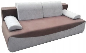 Sofa rozkładana z Funkcją Spania do Salonu Komfortowa Solidna Kanapa DENIS