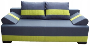 Sofa Rozkładana z Funkcją Spania do Salonu Minimalistyczna Kanapa MANHATTAN