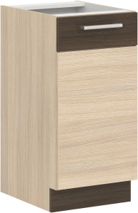 Szafka dolna kuchenna jednodrzwiowa stojąca MODENA MD27/D40 rijeka jasna